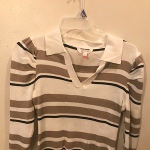 Johnny Collar Pull Over